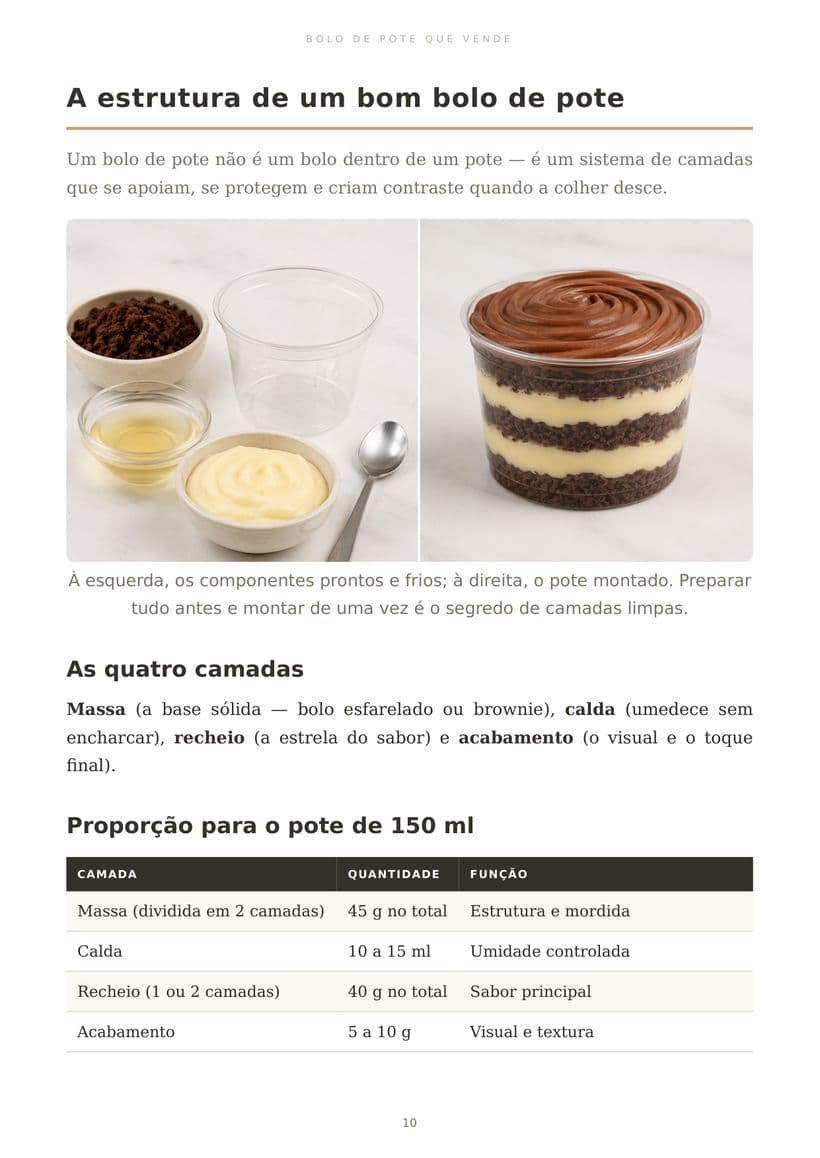 Página 2 do ebook Bolo de Pote que Vende